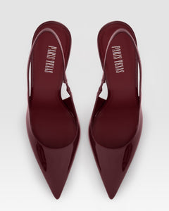 PATENT LEATHER SLINGBACK