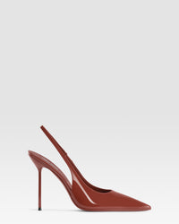 Patent leather slingback — DESERT ROSE
