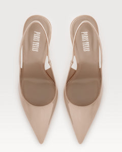 PATENT LEATHER SLINGBACK