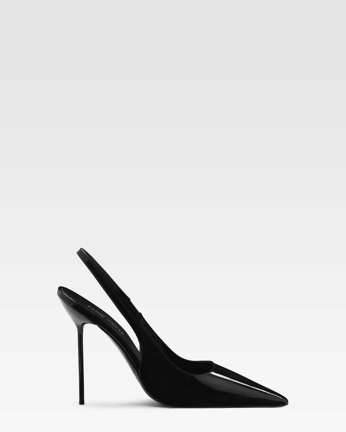 Slingback in vernice