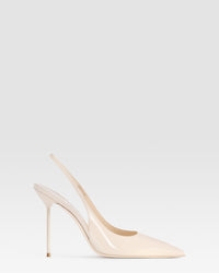 PATENT LEATHER SANDAL — AVORIO