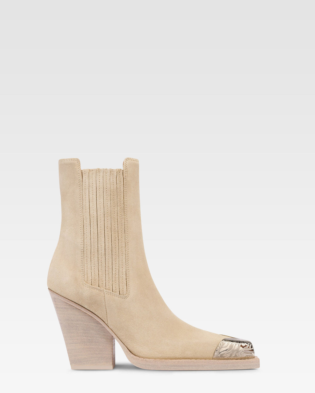 Bottes en cuir suede Angora