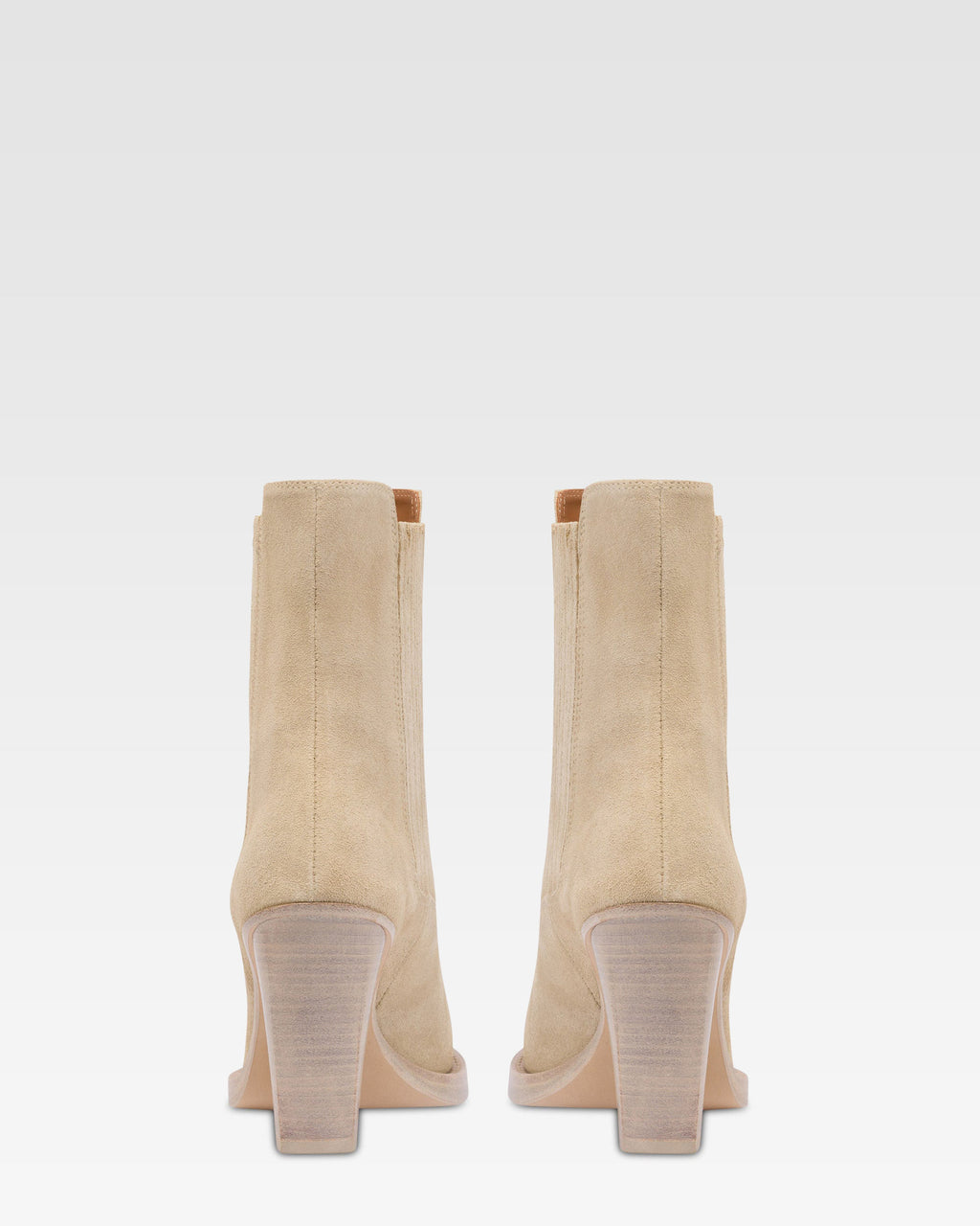 Bottes en cuir suede Angora
