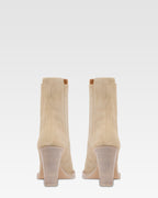 Bottes en cuir suede Angora